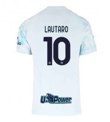 Inter Milan Lautaro Martinez #10 Udebanetrøje 2025-26 Kortærmet
